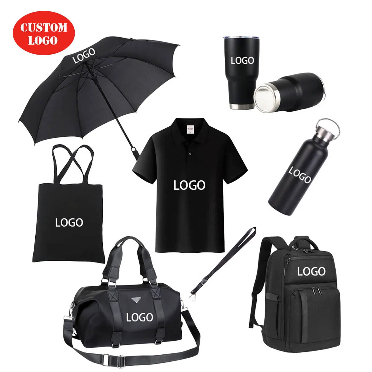Custom Logo Printing OEM Personalized Promotional Gift Items Business Trade Show Gift Sets High Quality Give Gifts