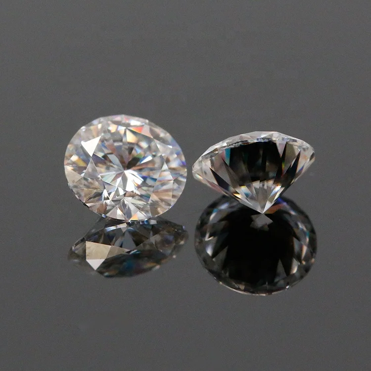 100pcs/bag Synthetic CZ Stones Price Round Brilliant Diamonds Cut Cubic Zirconia