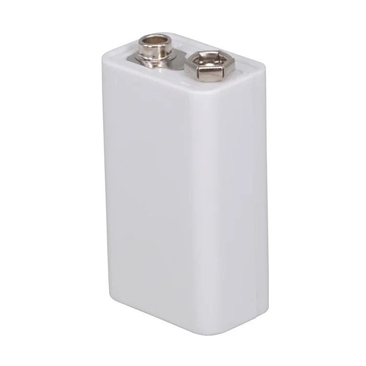 9 volt 500mAh li-ion micro usb Prismatic battery 9v usb rechargeable battery