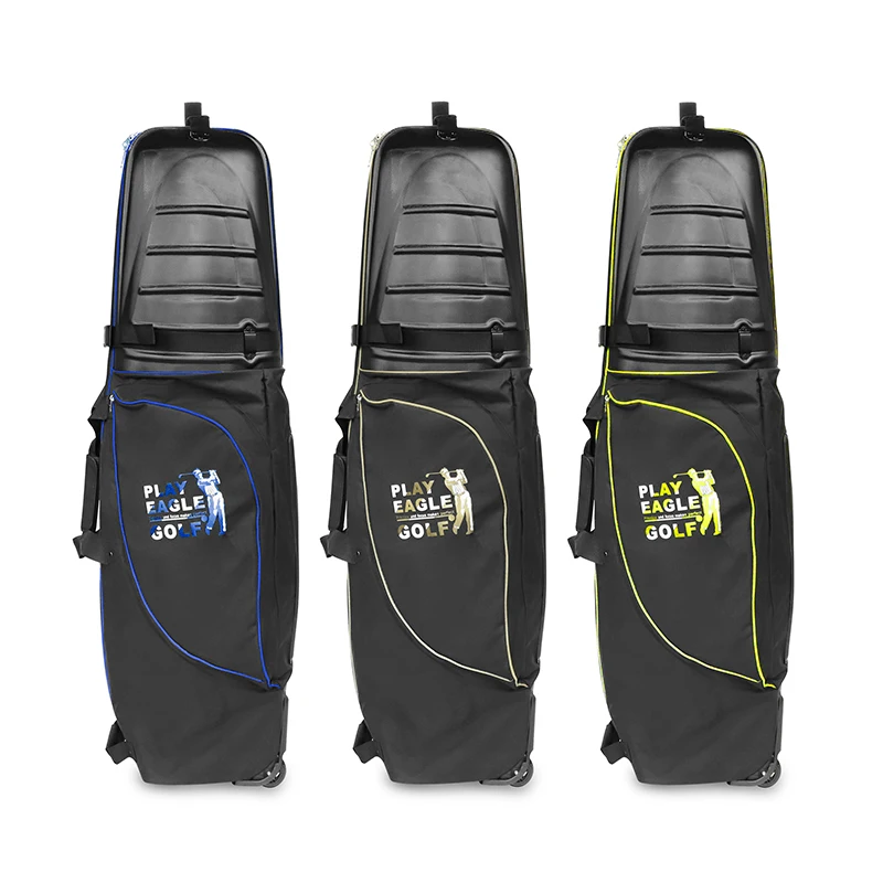 Golf Hard Case Air bag cover with wheels Shockproof Aviation Bag  Portable Folding Golf Travel Bag