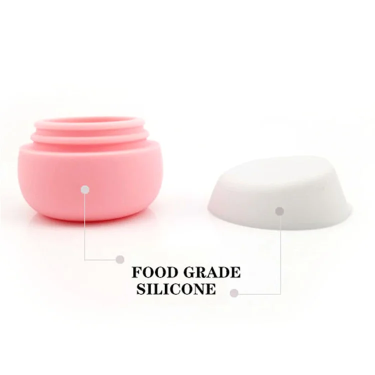 OEM ODM Reusable Portable Travel Container Silicone Storage Box Cosmetics Split Bottle Travel medication box