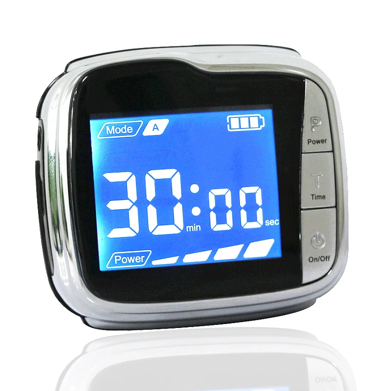 Portable Cold Laser Therapy Wrist Watch for Blood Sugar Control Glucose Diabetes Treatment Therapeutic Apparatus