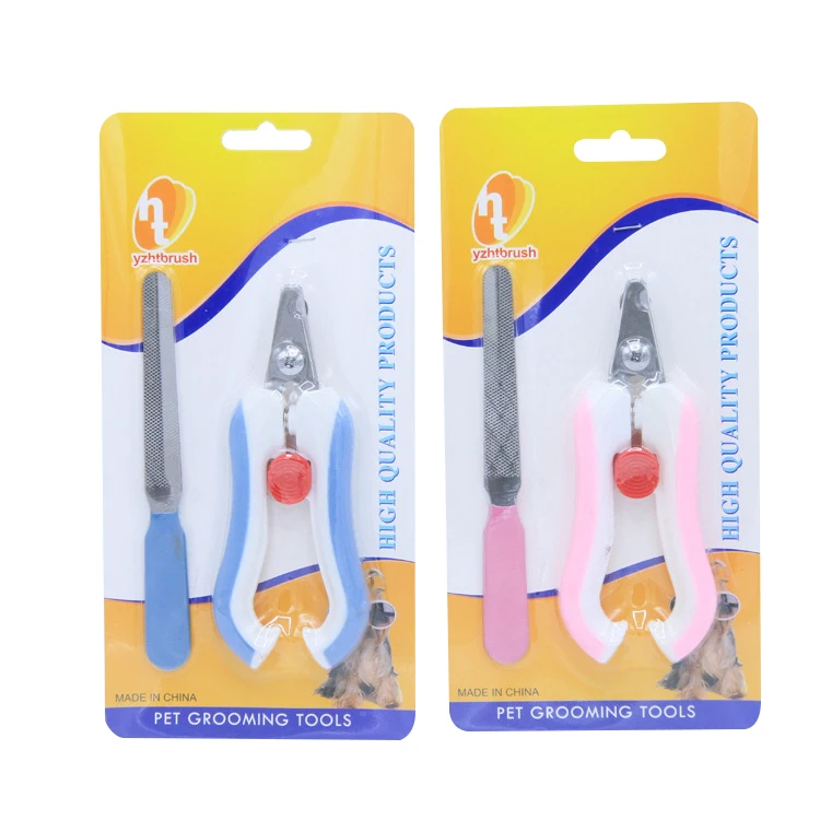 
stainless steel with abs plastic nail trimmer scissors for dogs cat scissors 