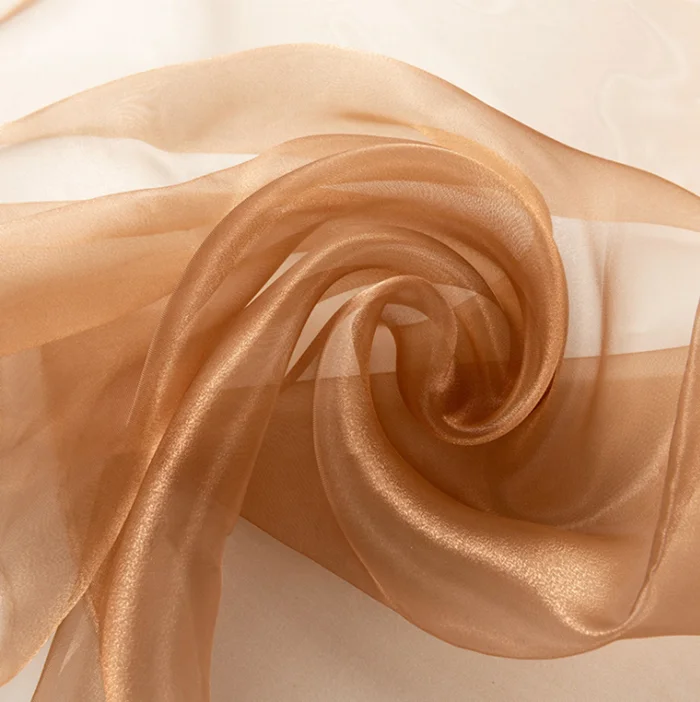 classic shiny fat organza for dress
