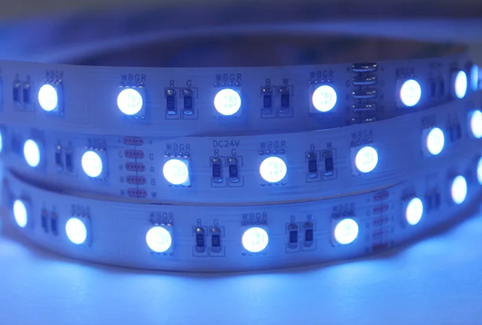 5m Remote Control RGB+W 24V 60LED/M smart wifi 5050 rgbw led strip lights