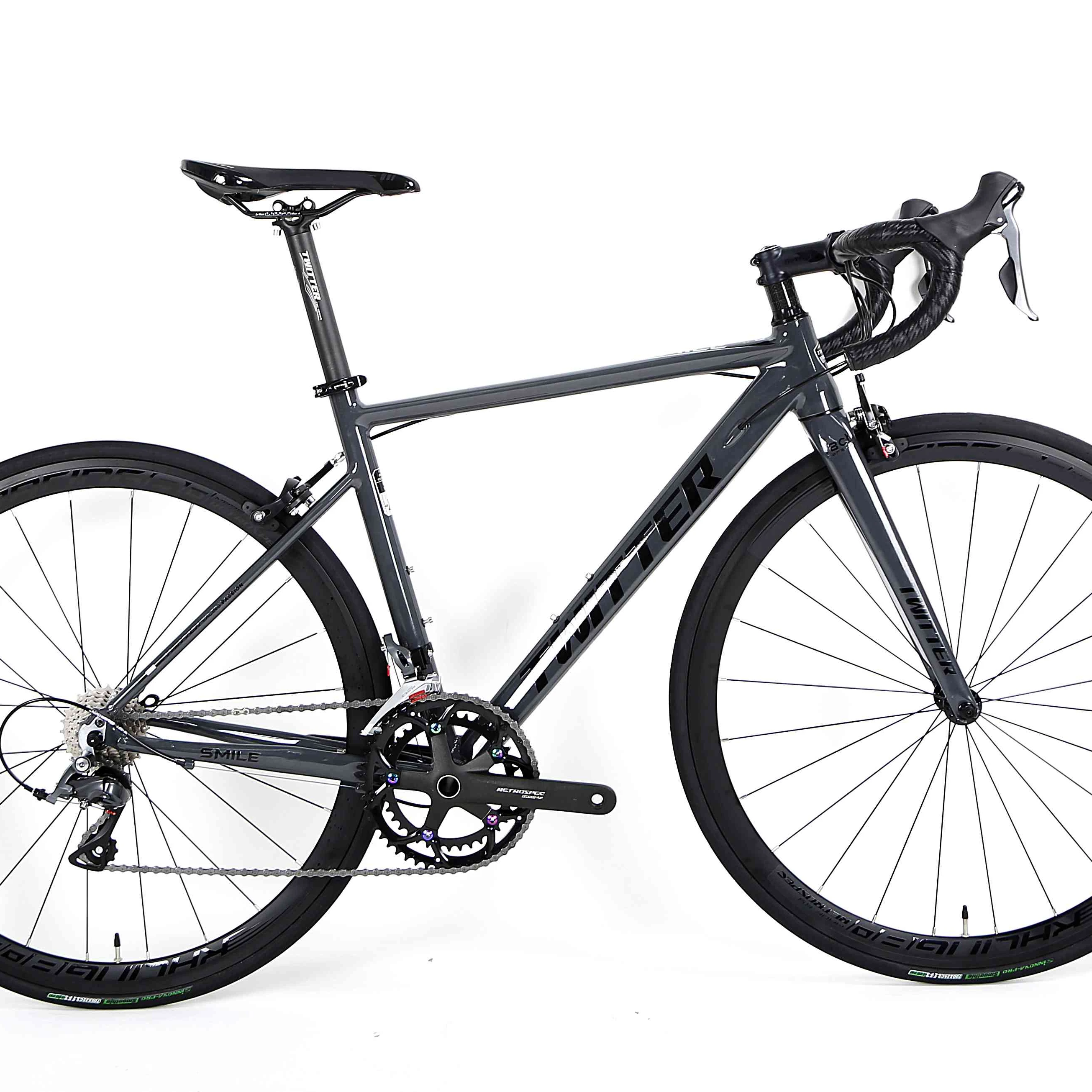 Заводская цена TWITTER Smile Shimano 18S скоростной дорожный велосипед из алюминиевого сплава 700C Bisiklet гоночный для продажи