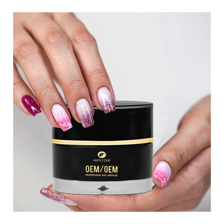 Professional Nail Manufacturer Custom 15G 60G Self Leveling Camouflage Building Gel  Hema Free Builder Uv  In A Bottle