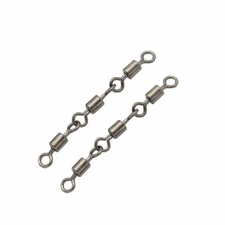 Trend products Three joint rolling swivels carp fishing tackle accessories for fishing Synnex