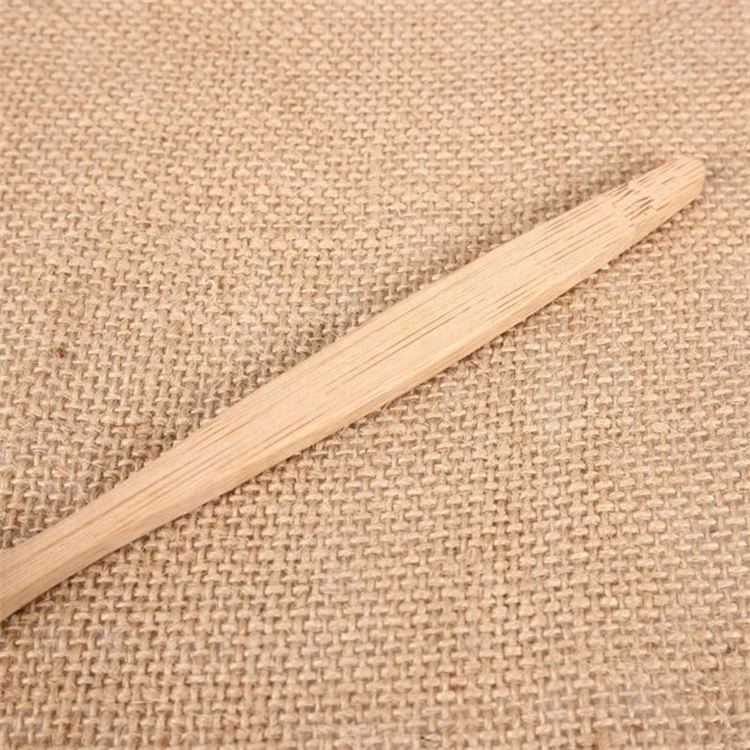 Free Sample Wholesale natural wooden bamboo charcoal bristle toothbrush