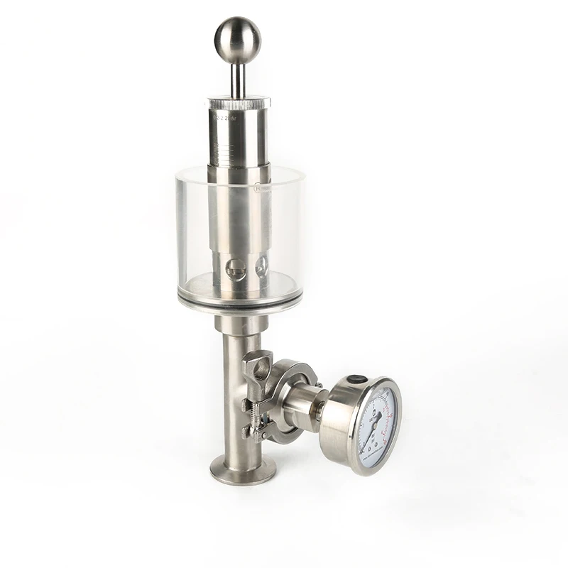 Three-clamp SS304 1.5 Inch Regulating Valve With Diaphragm Pressure Valve
