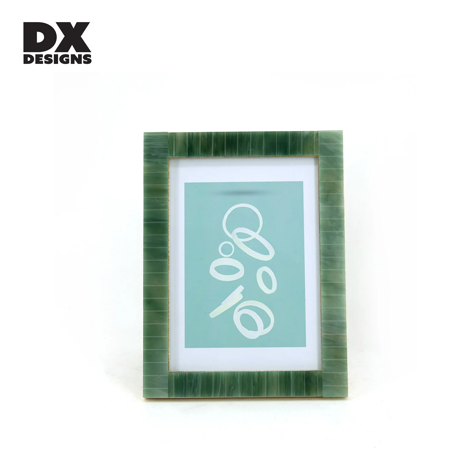 DX Designs nordic home decor Living Room Stone Photo Frame Decorative Marble Photos Frame