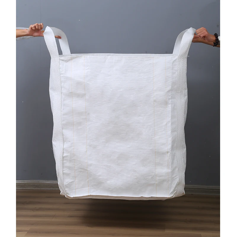 Ventilated Bulk Bags China Best Price 1000Kg Super Big Jumbo Bag For 1 Ton Garbage Garden Waste Building Material Sand Sack