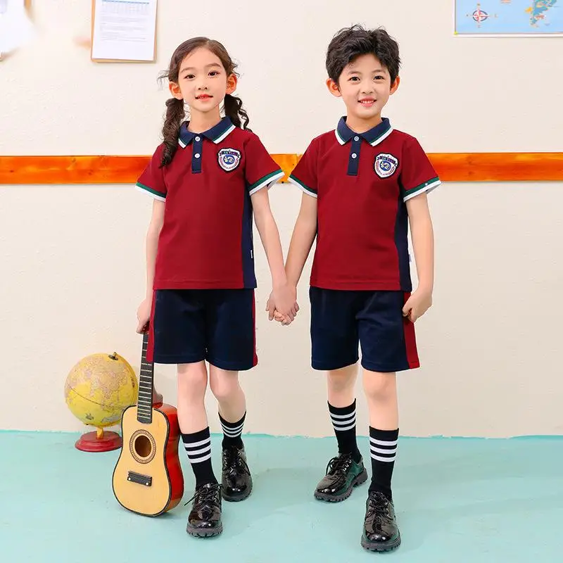 Factory Supply OEM Custom High Quality Primary Children High Kids Kindergarten School Uniforms