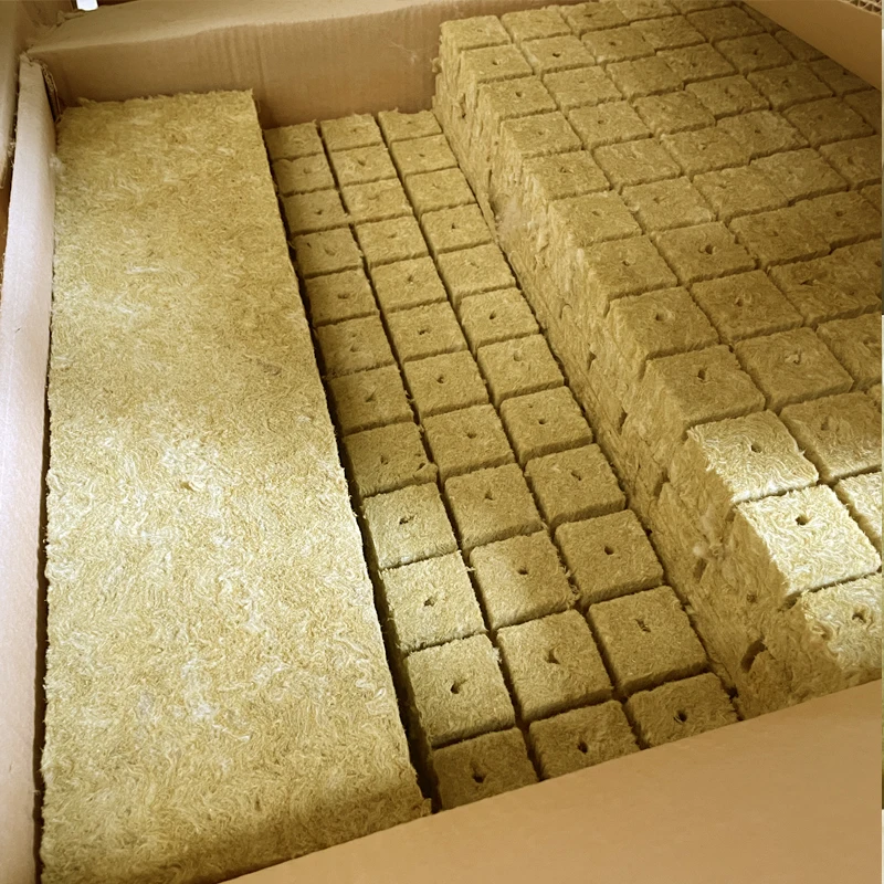 Rockwool 25*25*25 Seedling Block For Soilless Cultivation Of Rockwool