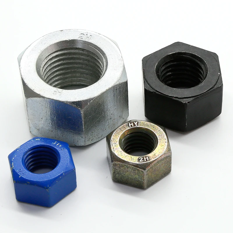 DIN 934 ASME B18.2.2 ASTM A194 2H/2HM 7/7M 8/8M with M20 M27 M36 or 1/4' 5/16' Hex Nut