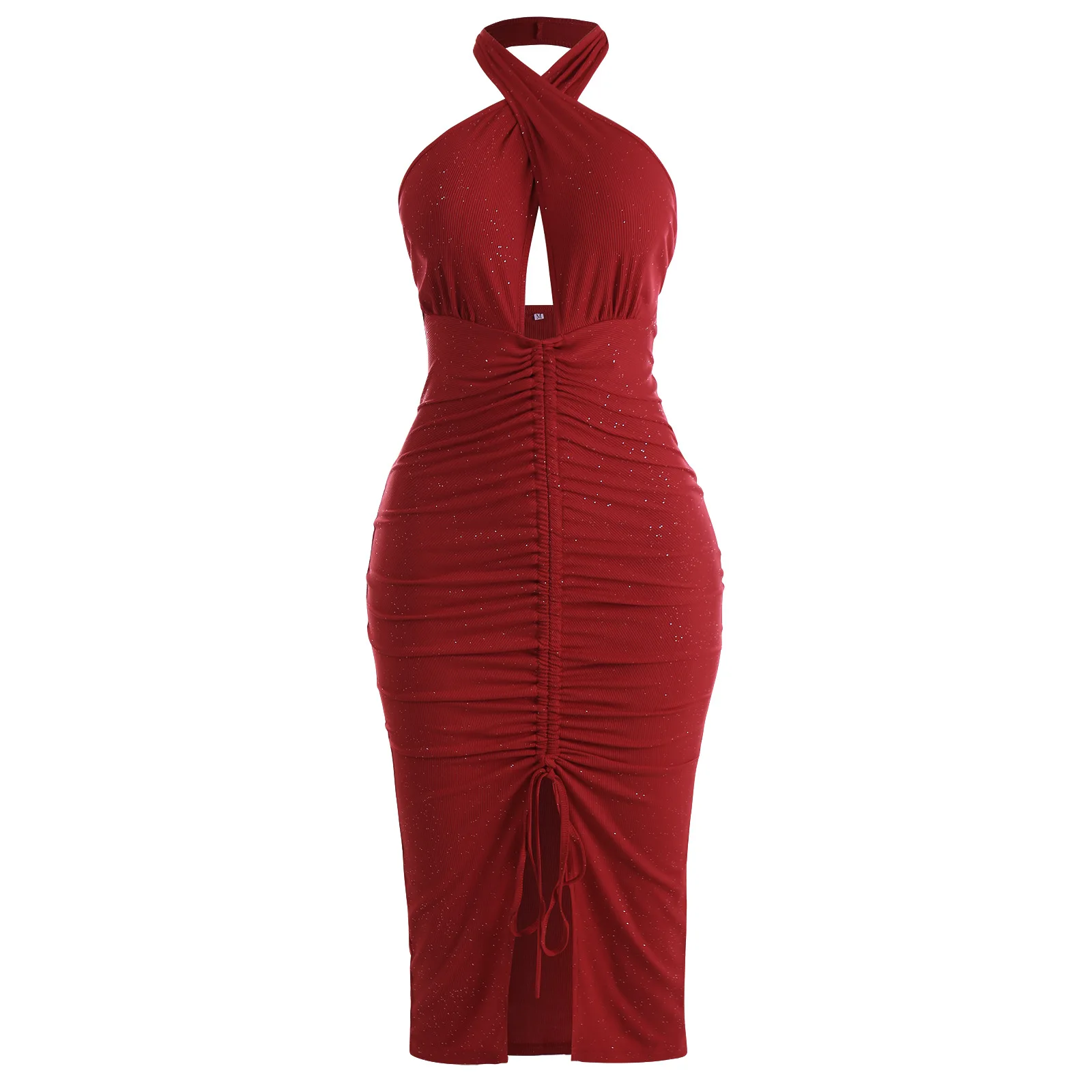 New Summer Halter Backless Bodycon Night Dresses For Woman Dresses Women Lady Elegant Evening Dress 2022