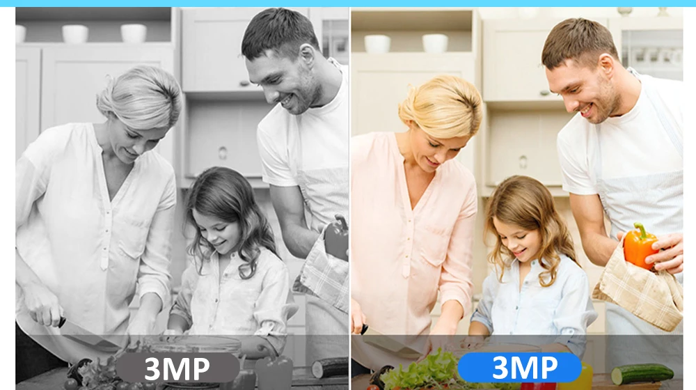 O-Kam App Two Way Audio Day Night Vision Customized Alarm Area Zone Set Motion Detection Auto Human Tracking IP Security Camera