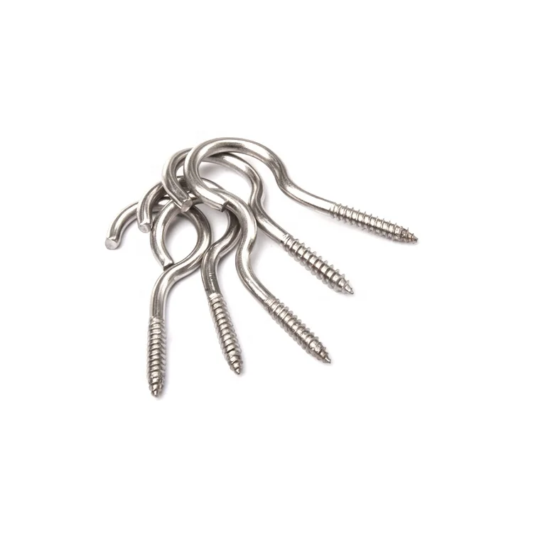 Exquisite Round Metal Hook Stainless Steel Hanger Accessories Curtain Holdback Pin Curtain Rod Accessory