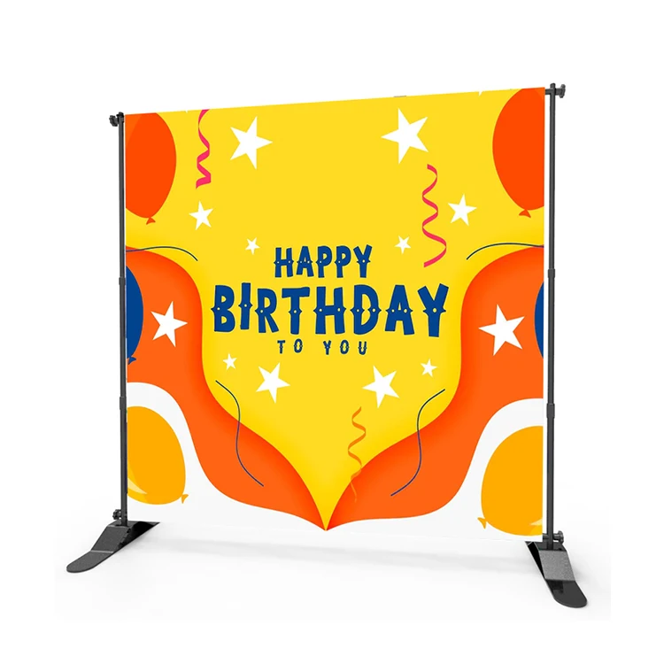 10ft Curved Tension Fabric Display Promotion Expo Booth Straight Backwall Door Frame Stand Connectors For Displays