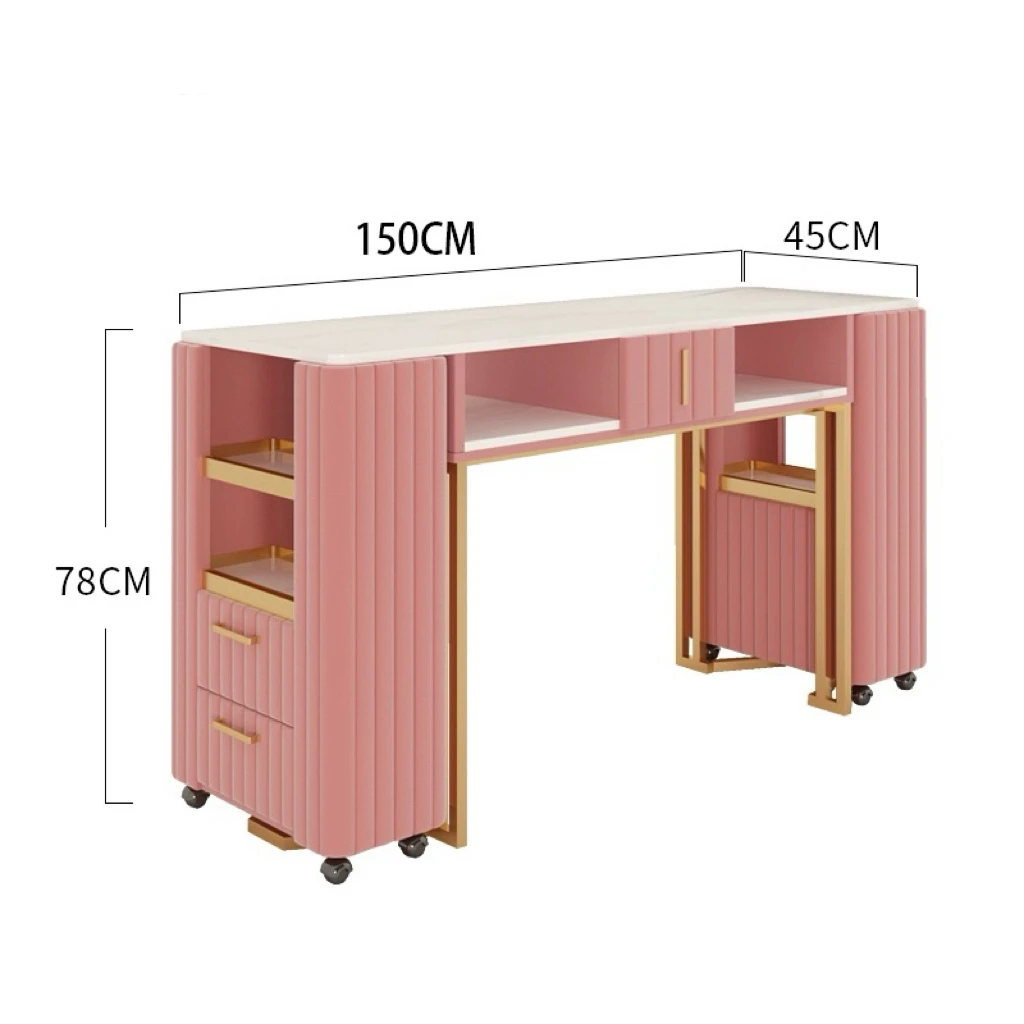 Фэн Шэн Легкий роскошный стол для маникюра и стулья