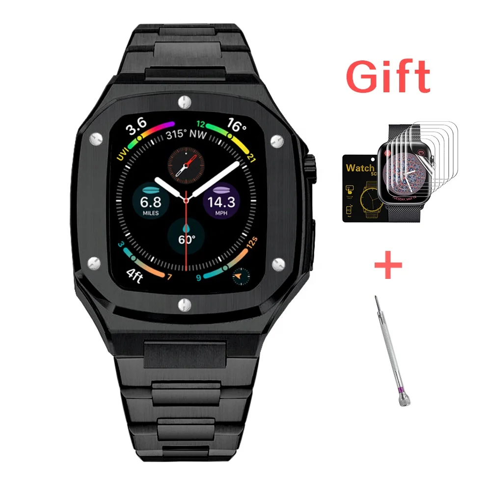 High Quality Competitive Price Custom Logo 44mm Stainless Steel Watch Case for Apple Iwatch Series 4/5/6