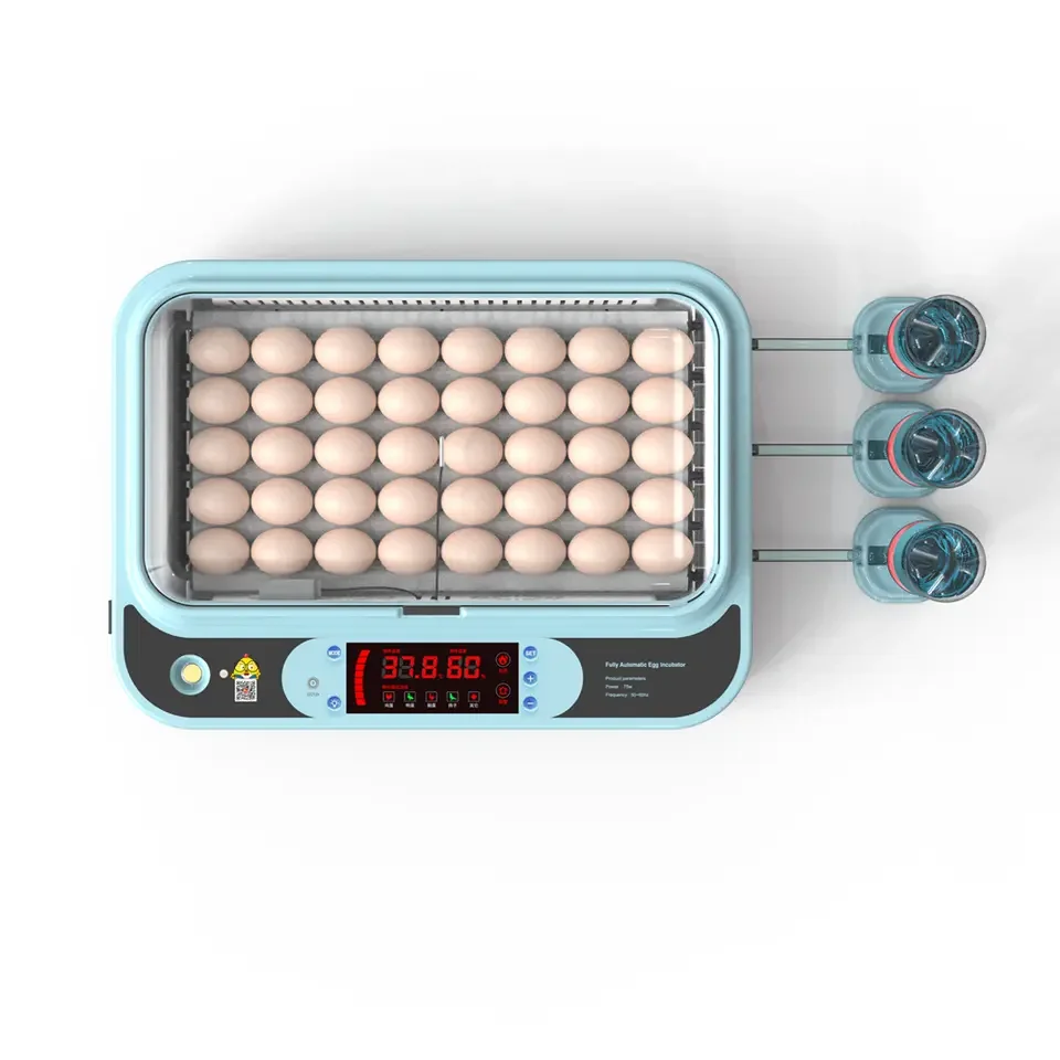 2022, цифровой автоматический инкубатор для цыплят, птицы, с контролем температуры, 64 яйца