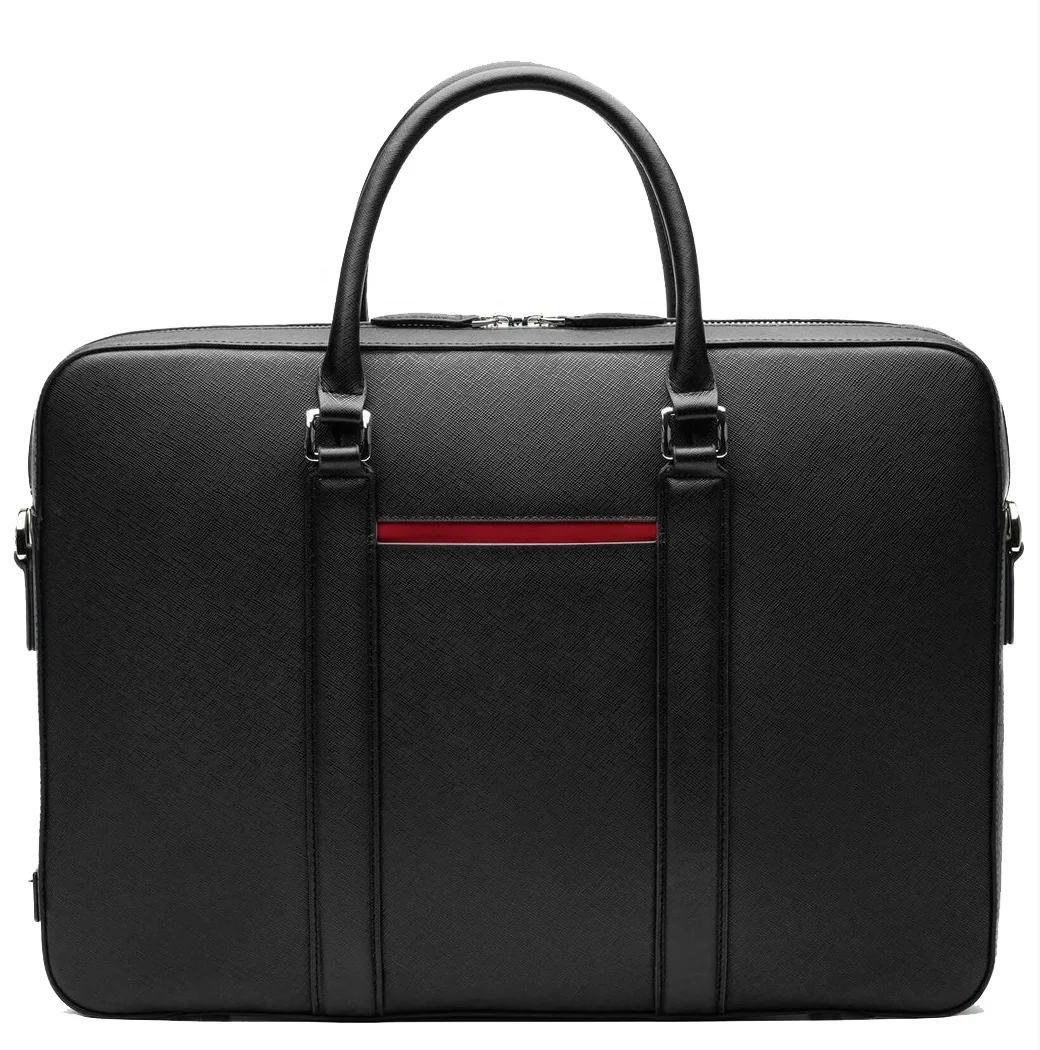Manufacturer Custom Designer Luxury Office Work Waterproof Travel Business Vegan Pu Leather Briefcase Laptop Bag For Men Women
