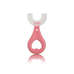 Manual Silicone Baby Toothbrush Children U Shape Replacement Oral Care Cleaning Brush Kids Tooth Cleaner
