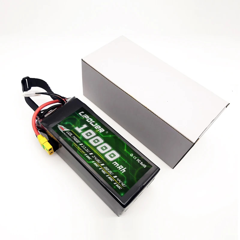 14.8V Lipo Battery 4S 60C 100C 10000mAh Soft Case Battery with XT60 Connector for FPV Drone RC model Hobby