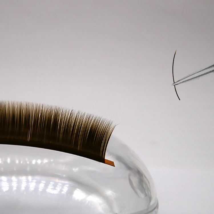 CNK brown-tip lashes individual mink eyelash extension two tone