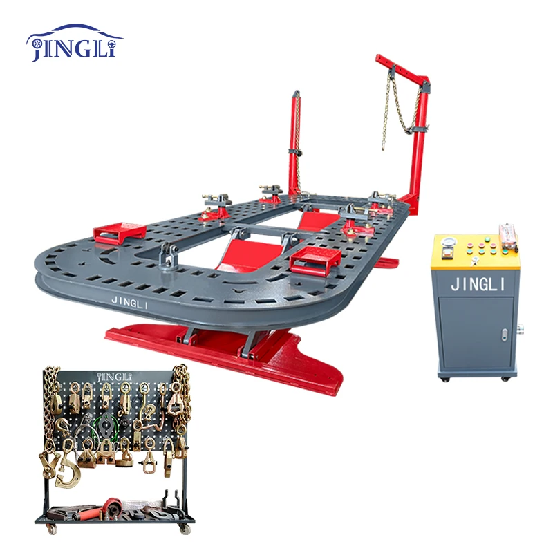 cheap price CE strength force 100KN 5 row hole platform bench table auto car frame bench table for car repair