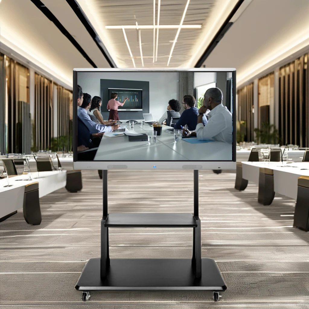 Оптовая продажа 65 дюймов светодиодная двойная система Smart Board Android и Window 10 с ИК сенсорной панелью белый черный цвета