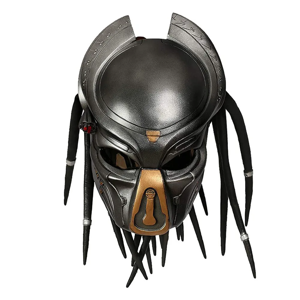Hot model toy Predator Mask and Gloves  Latex Helmet Cosplay Costume Life Size