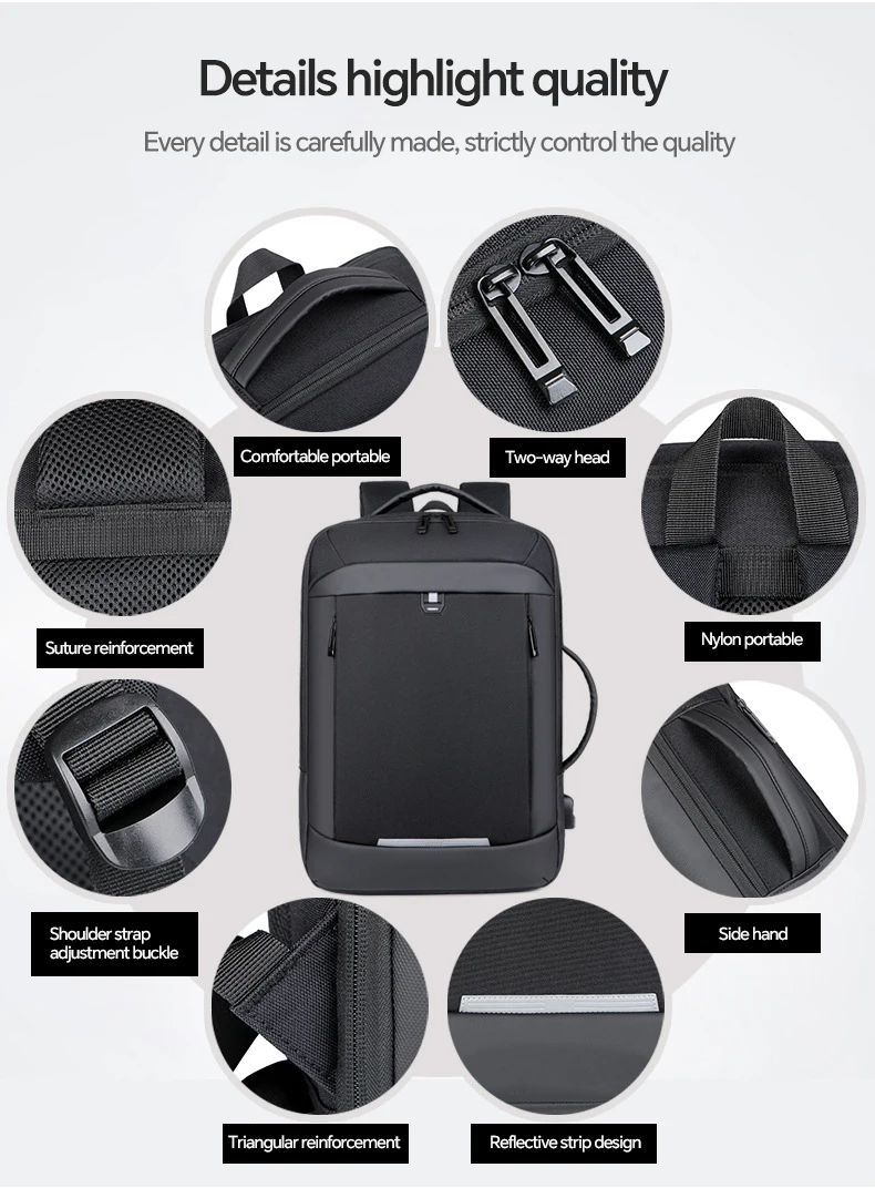 Wholesale Students Waterproof School Office Computer Bag Travel Outdoor Casual Sports Custom  Laptop Backpack For Men Women