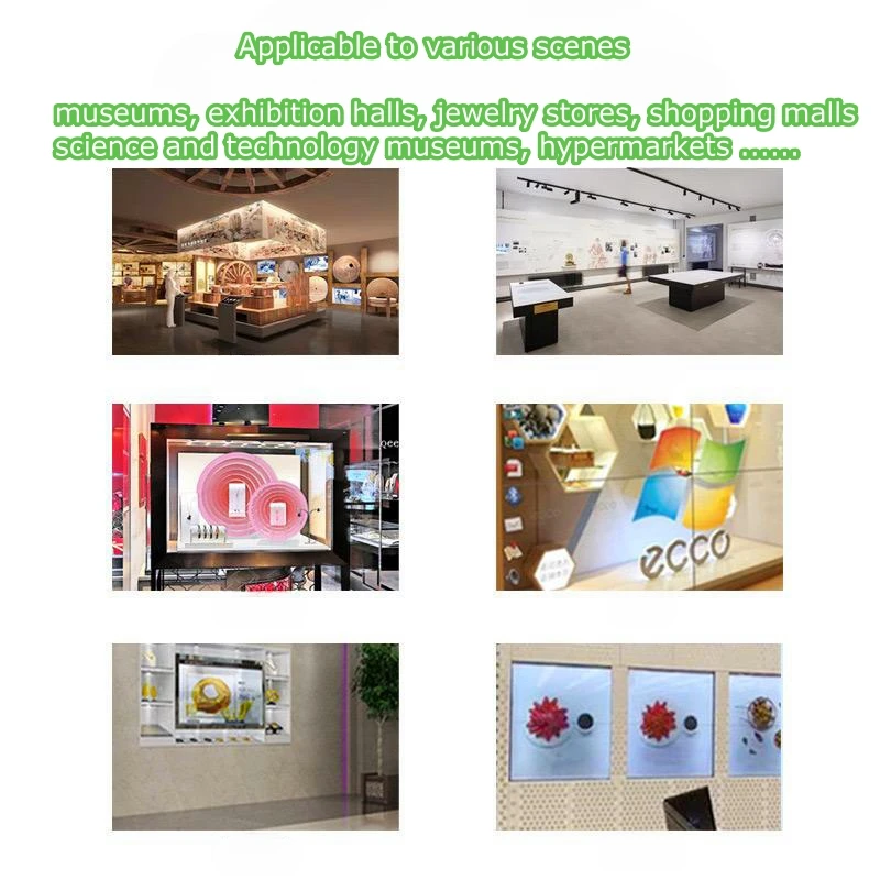 HXXK TOUCH  Customized sizes Interactive LED Display Showcase Indoor 3D Hologram Touch Screen Advertising for Education hospital