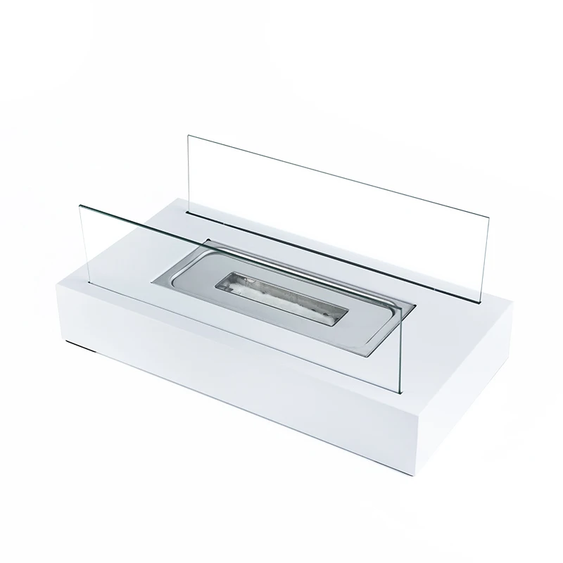EJ portable modern minimalist linear biofuel fireplace tabletop fireplace