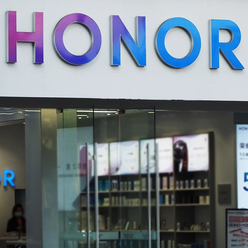 abs LED letter sign for Honor mobile shops