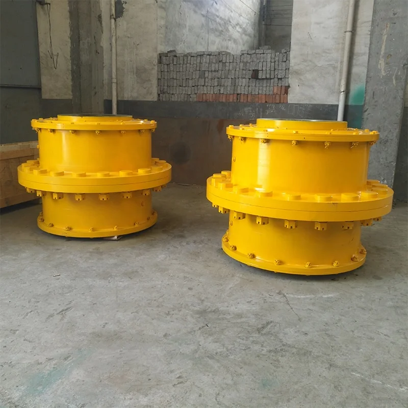 Russian large steel mill spare parts high quality 35CrMo cast and forged steel gear coupling