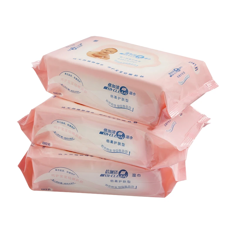
PERFCT Baby Wipes with Organic Aloe Comfortable Antibacterial Sensitive Wet Wipes 80 pieces 