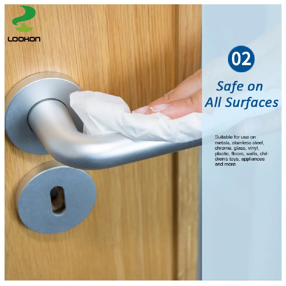 Lookon Wholesale 800 1000 1200 Count Big Roll Bulk Gym Fitness Equipment Wipes Yoga Mats Gym Cleaning Wipes Wet Wipes For Gym