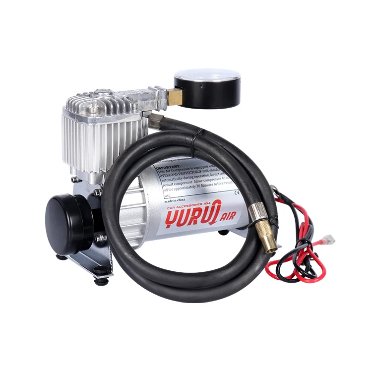 New Arrival Pneumatic DC 12V Twin Head Car Inflator Safe Use Air Pump Air Compressor for Air Horn