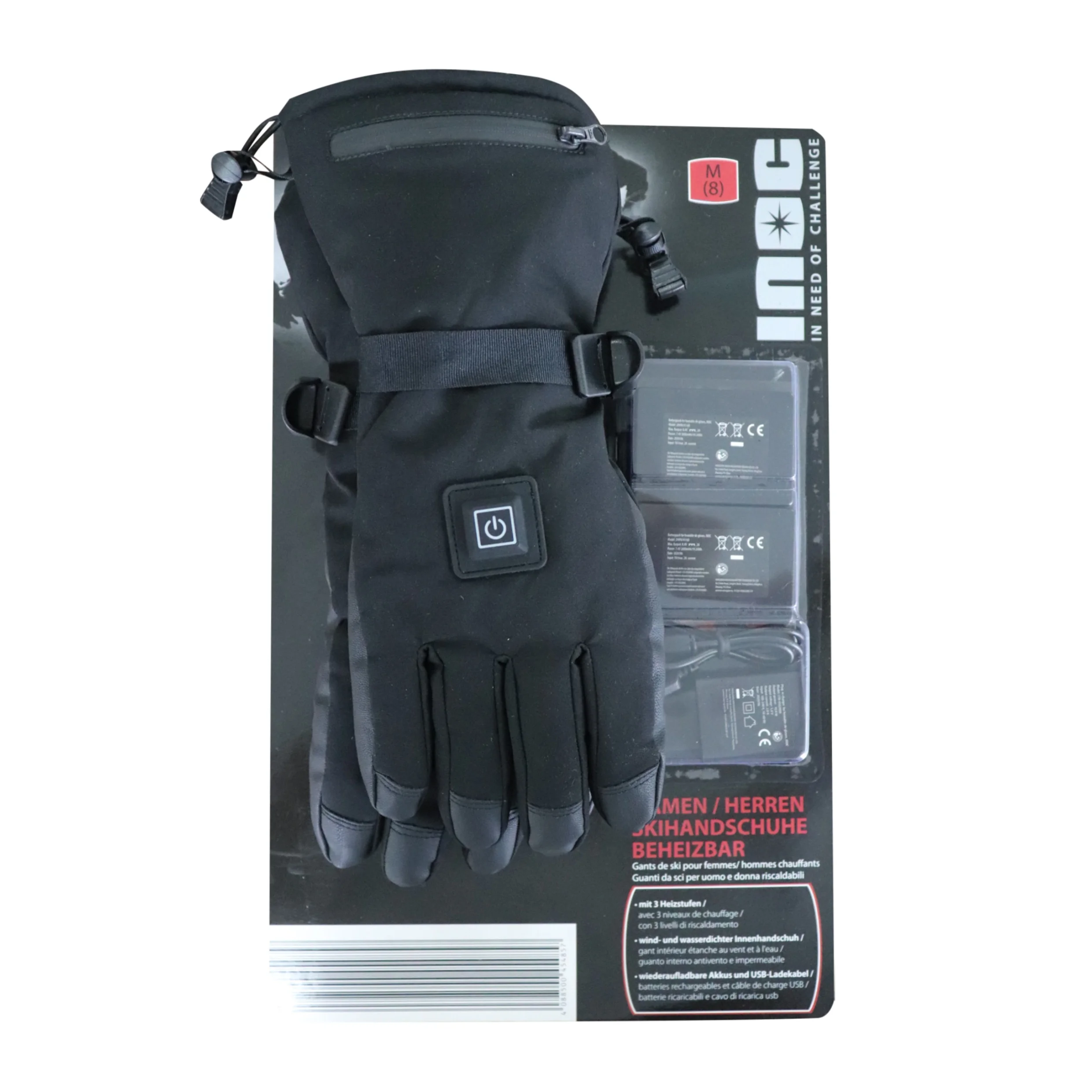 competitive price Chinese factory 4 or 5 hours heating ski waterproof thermal gloves