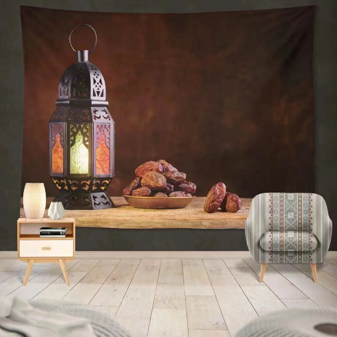 Роскошные гобелены Рамадан ИД Мубарак ручной работы настенные художественные ковры тканые гобелены