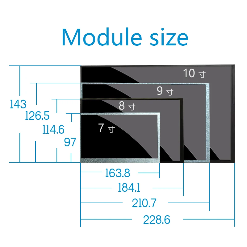 10.1 inch outdoor lcd display screen small wholesale