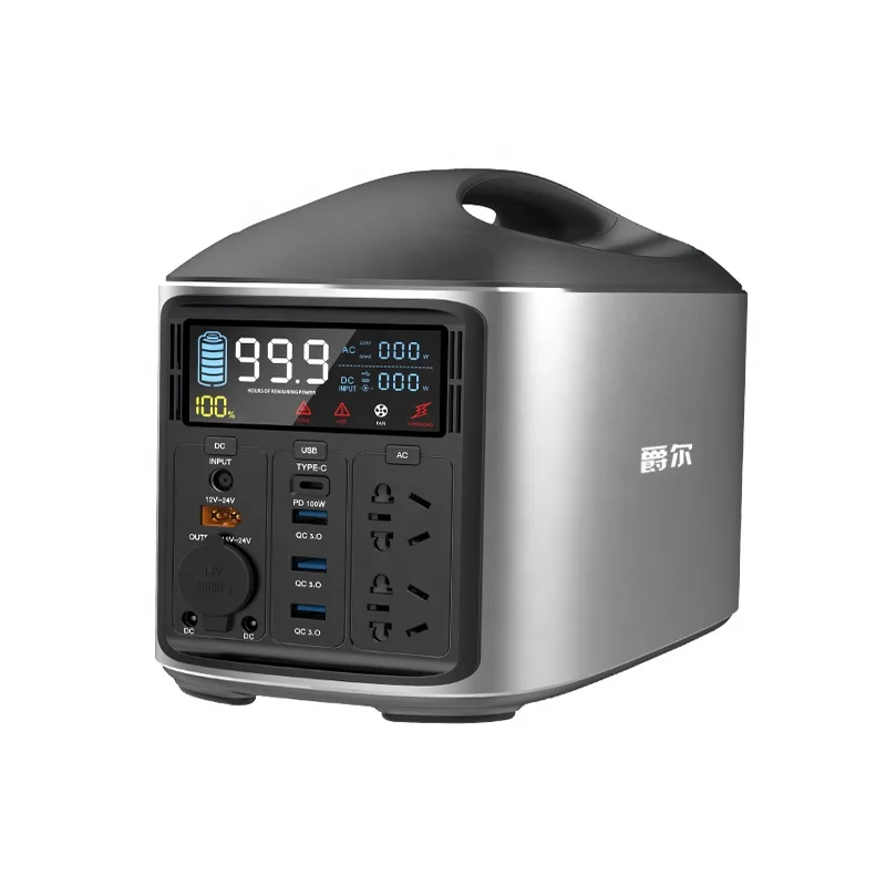 Home outdoor mobile solar portable laptop power bank 600w 2000w 3000w generators lifepo4 battery 110v/220v power station 500wh