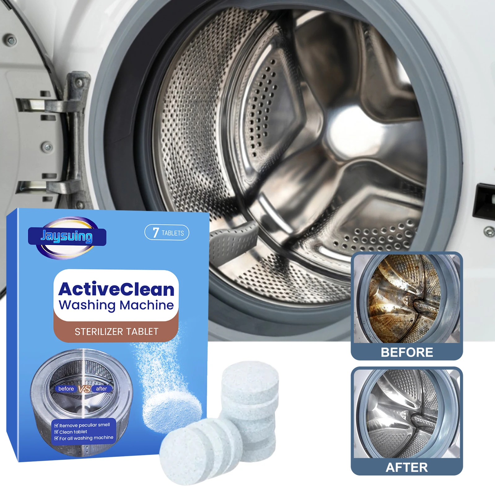Jaysuing Clean Room Washing Machine Soft Washer Cleaner Machine Quick Laundry Machine Cleaning Tablets