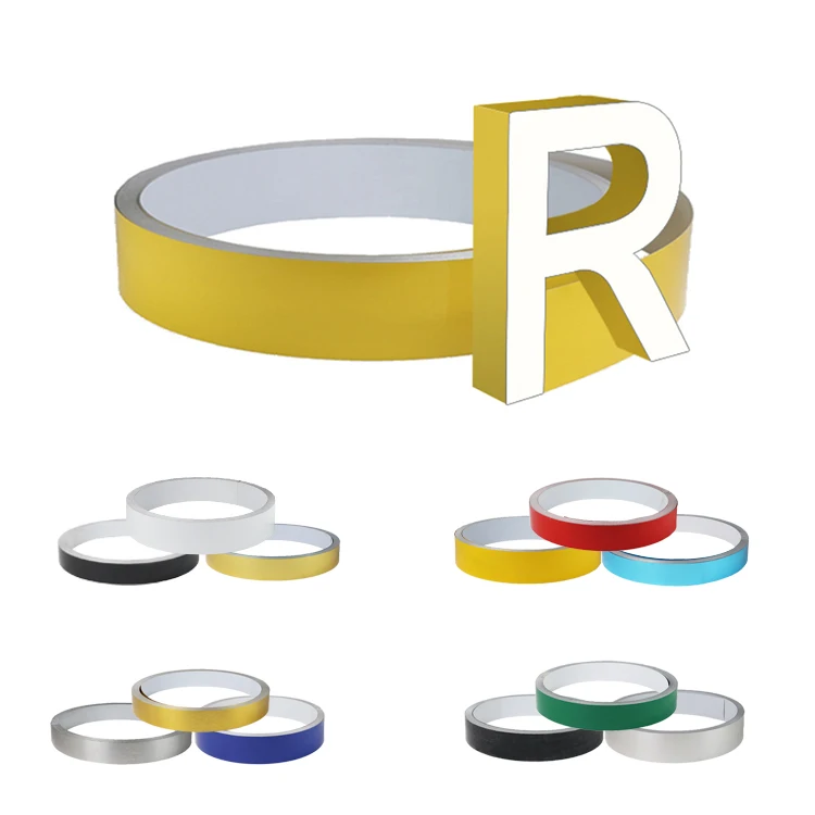 Низкий минимальный заказ, бесплатный пример, алюминиевые буквенные полосы желтого цвета, алюминиевые катушки, алюминиевые буквенные знаки, изготовление алюминиевого материала