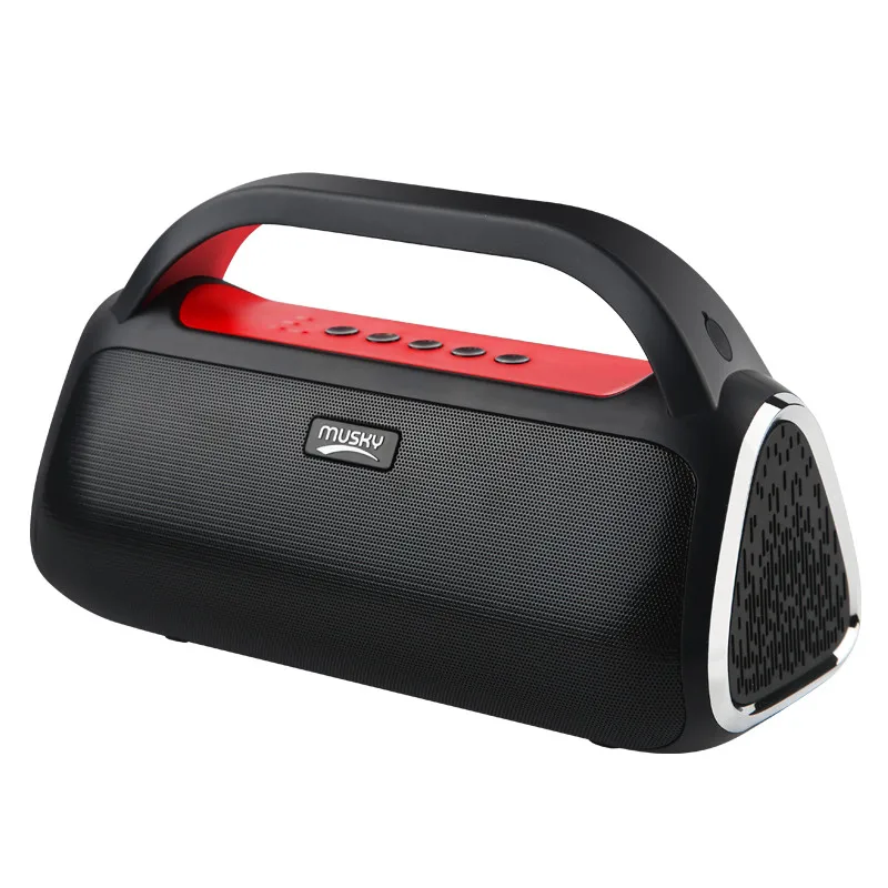 
MUSKY DY18 Super Bass Portable Mini Karaoke Waterproof Subwoofer Wireless TWS Blue tooth Computer Speaker with Microphone 
