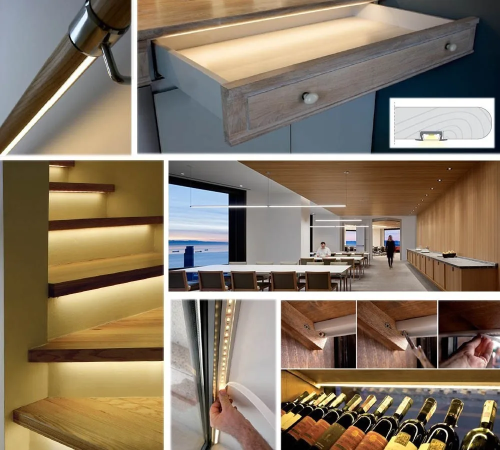 Changjin China Manufacturer Top quality LED aluminum extrusion profile for Strip Lights