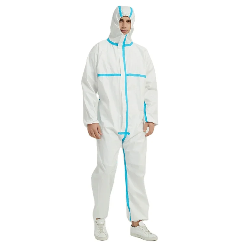 Industrial Safety Category Iii Ppe Protective Suit Surgical Gowns Doctors White Coverall Product On